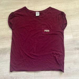 Burgundy pink Victoria’s Secret shirt